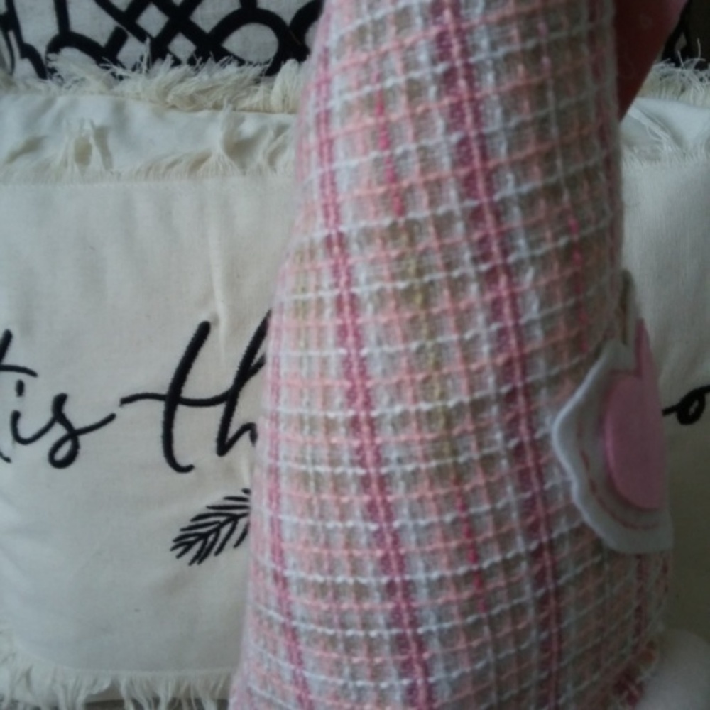 NEW! EXTRA LARGE 19" Shabby HEART GNOME Tweed HAT - Picture 3 of 4